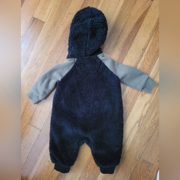 Nike Baby Boy Size 3M Months One Piece Full Zip Hooded Coverall - Picture 5 of 7